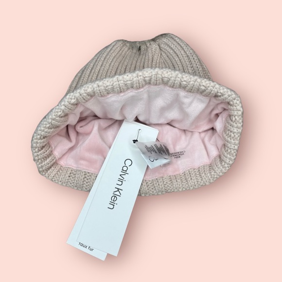 Calvin Klein Pom Beanie - Picture 2 of 3
